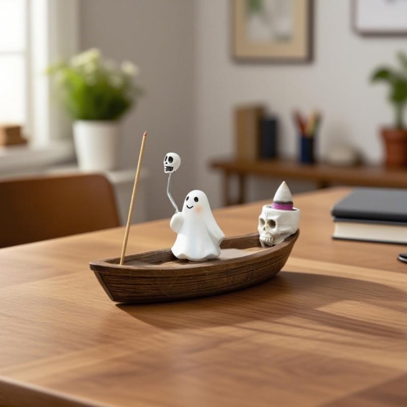 Haunted Ship Resin Statue Scented Decoration Handmade Art Piece For Living Room Bedroom