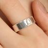 UNI.J [Ir250]Shiny Signature Silver Ring