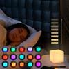 Multi-scene Application RGB Waterproof Rechargeable Small Night Light, Creative Atmosphere Table Lamp LED Luminous Cube Light