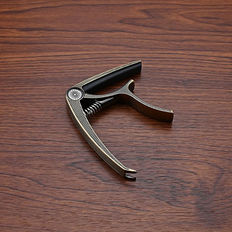 Guitar Capo Zinc Alloy Guitar Tunings Tone Clip for 6 Strings Acoustic Electric Ukulele Banjo Mandolin Bass Instruments