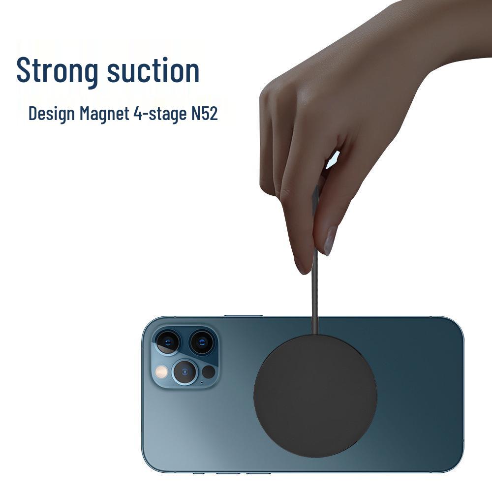15W Magnetic Wireless Charger for Apple Phones with 2-in-1 Interface