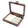 Large Capacity Walnut Jewelry Storage and Display Box