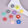PVC Soft Rubber Hair Clips: DIY Cartoon Flower Series - Cherry Blossom & Camellia