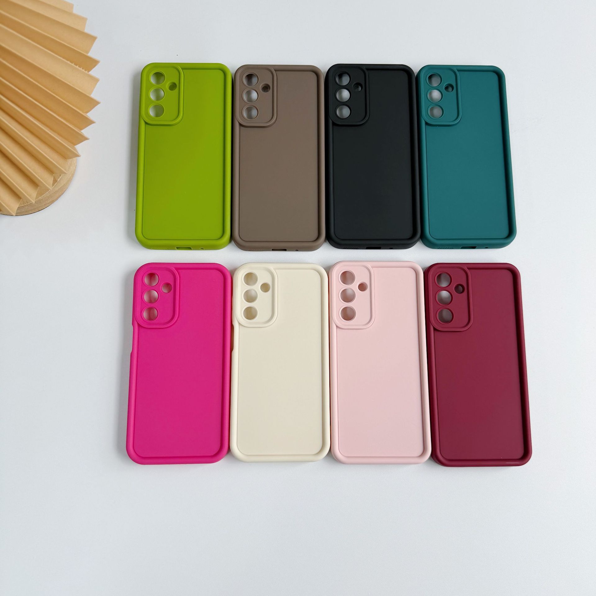 

Suitable for Samsung A06 Emery Solid Color Tpu Mobile Phone Case Anti-fall Material S25 A16 Mobile Phone Protection Case A06-5G