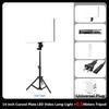 LED Photo Studio Light Video Lighting Portable Video Recording Photography Panel Lamp With Stand for Youbute Game Tiktok Makeup