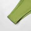 Yi Yong 2024 European & American High Elasticity Solid Color Wrap Tie Bikini Swimsuit