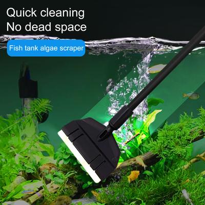 1 Set Aquarienbürsten 120-Grad-Verstellung Einstellbare Länge Starker Stangenkörper