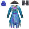 Incantevole Costume di Uma da Descendants 3 per Bambine con Tessuto Morbido e Traspirante
