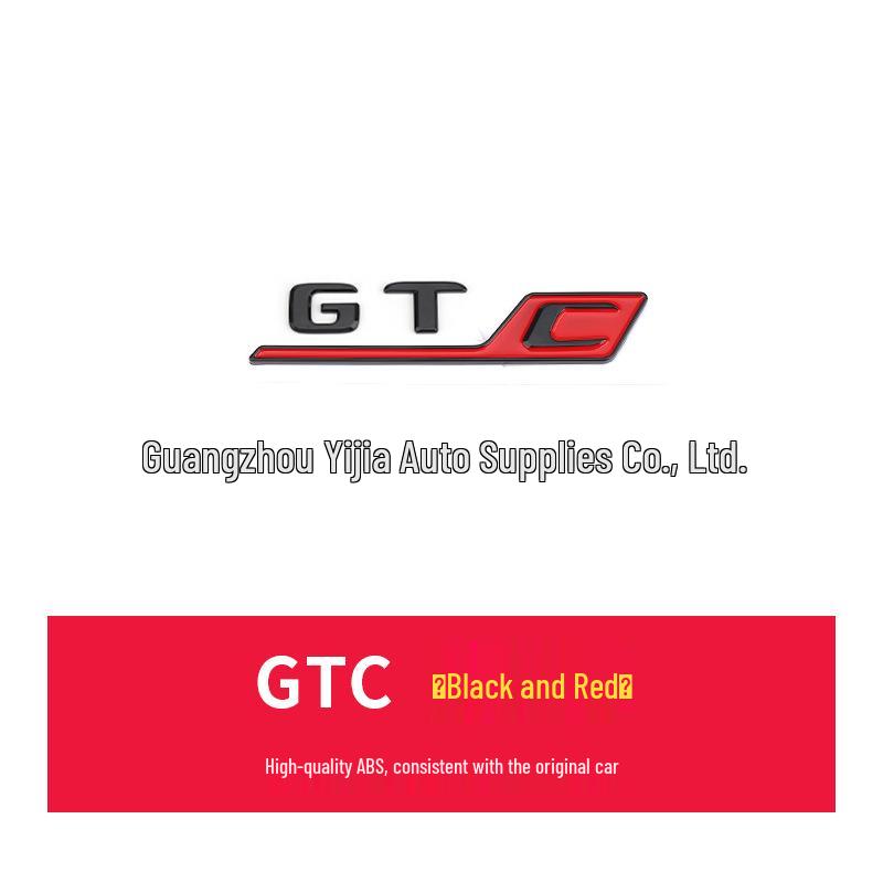 Compatible Mercedes AMG GT50 GT63 Trunk Emblem Sticker for GTR GTC GTS