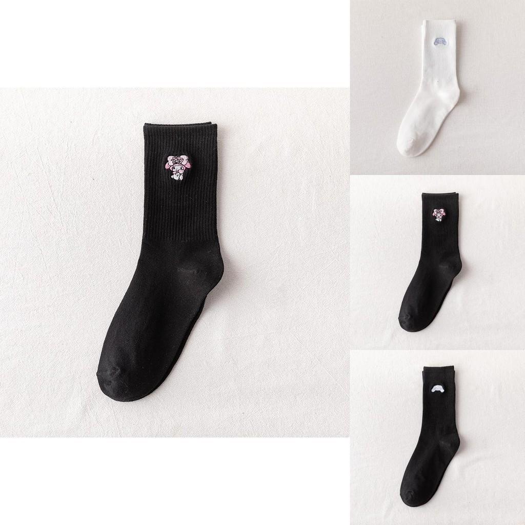 Niedliche Herbst Winter Damen Baumwolle Cartoon Anime Mittelhohe Socken Für Paare