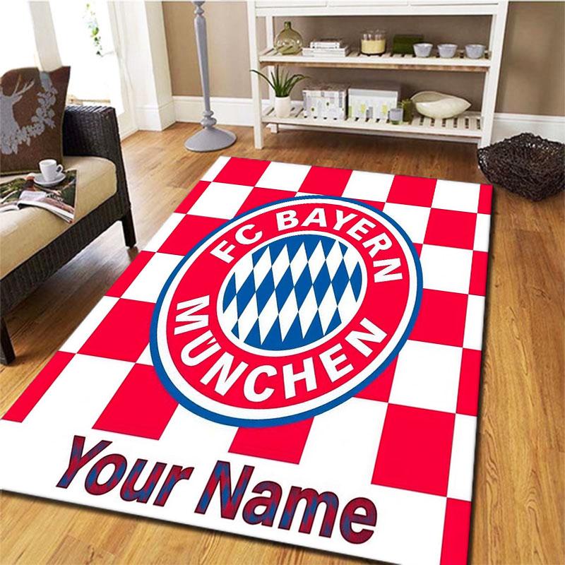 FC Bayern Munchen Custom Name Carpet Rug for Living Room Bedroom Home Sofa Decoration,Kids Play Non-slip Floor Mat