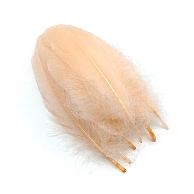 20pcs /Lot Goose Feathers For Crafts Diy Pluams Jewelry Making Wedding Clothing Decoration Accessories Needlework Plumes 15 .20cm