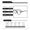Ultraligh Fashion Flexible No Screws  Eyewear Big Size Retro Round Optical Anti Blue Light Men Women Eyeglasses Frame 66016