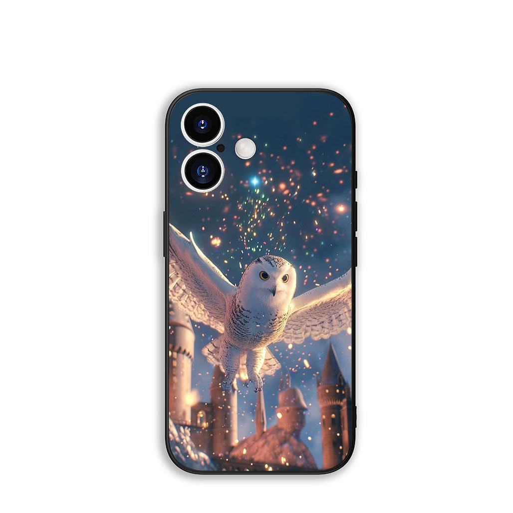 

Harries Owl Wand Potters Wallpaper for Motorola Moto G54 G05 G24 G75 G85 G15 G57 G86 Power Edge 50 30 Ultra Fusion neo Pro Case Motorola Edge 30 Neo