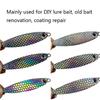 Transparent Fish Skin Stickers Silver Laser Fishing Lure Film Fishing Lure Stickers  Fishing Bait