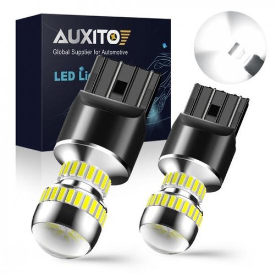 2 шт. AUXITO 7443 7440 Светодиодные Белые Лампочки Заднего Хода, Стоп-Сигнала, Поворотника, Габаритного Огня