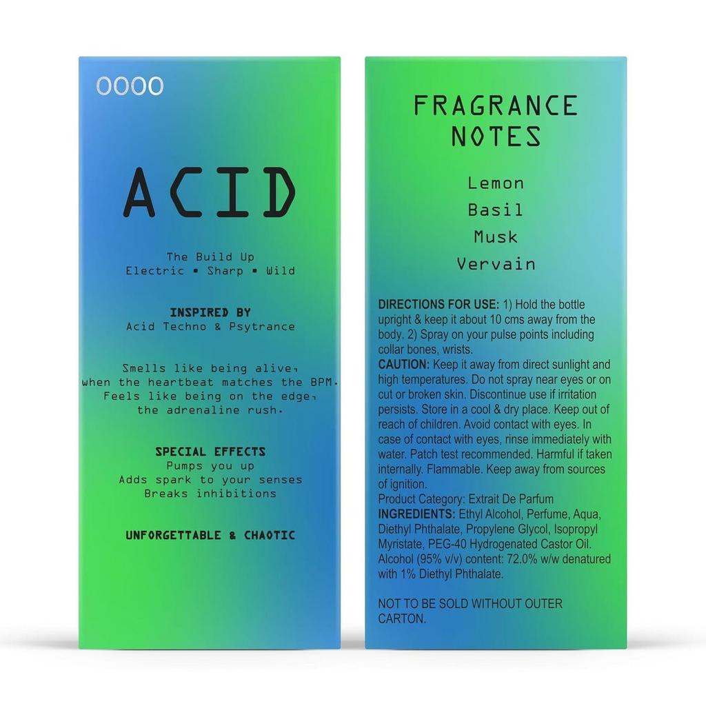 BEARDO ACID X SUNBURN Perfume for Men 30ml | Extrait De Parfum | Citrusy & Aromatic |
