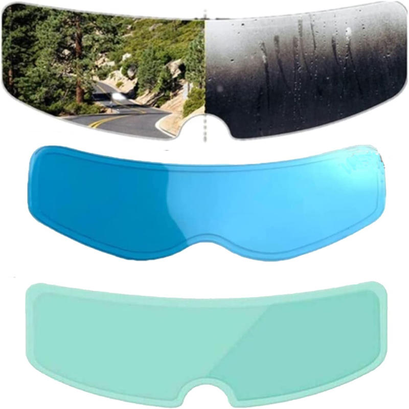 

Motorcycle Helmet Anti Fog Patch Film Rainproof Visor Lens Cover Clear Protective Sheet For Bike Racing Riding Accessories Weatherproof Shield Rain-Proof Film Paste