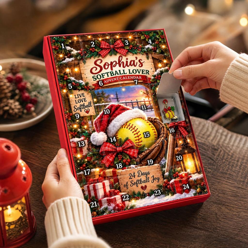 2D Flat -Day Holiday Advent, Countdown Calendar Surprise Gift for Kids and Adults