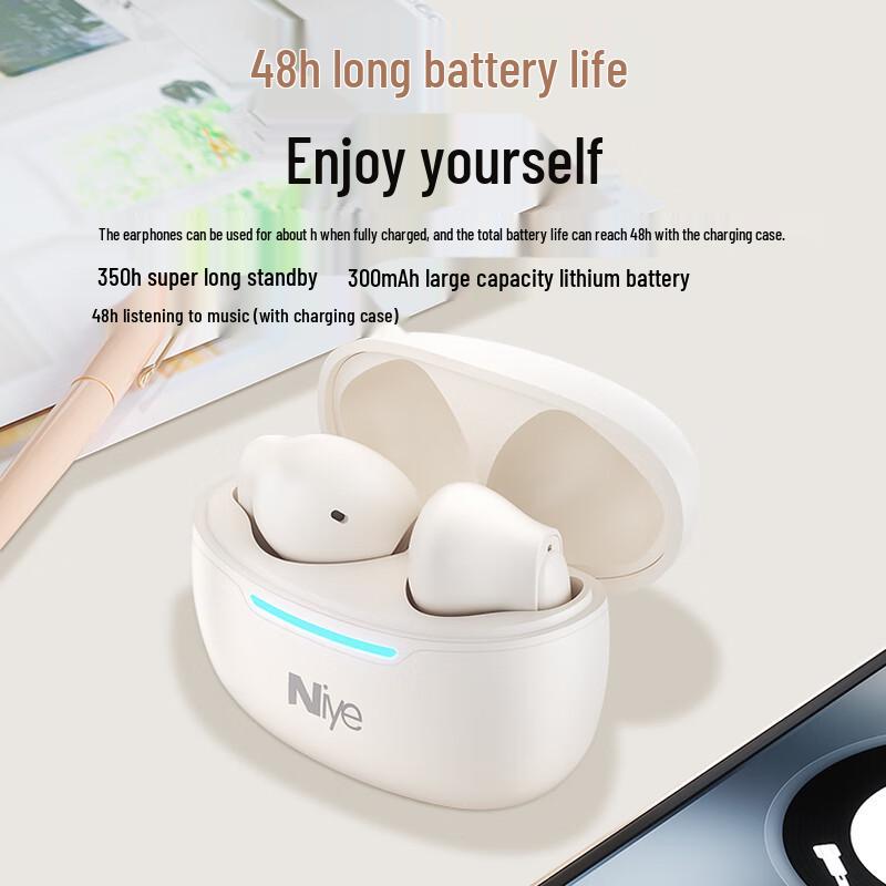 Niye F6 True Wireless Bluetooth 5.3 Half-in-ear Earbuds