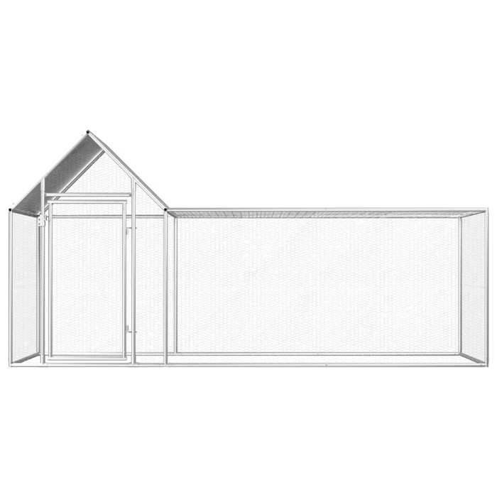 VidaXL Poulailler Enclos Clapier Cage Animaux Lapin Canard 3x1x1,5 m Acier 144554