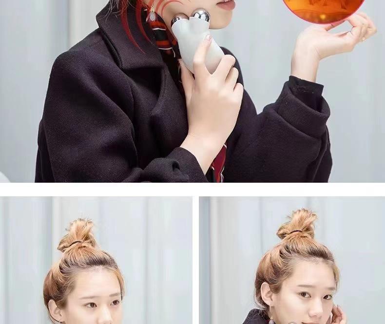 Microcurrent Bubble Beauty Device for Skin Lifting and Firming