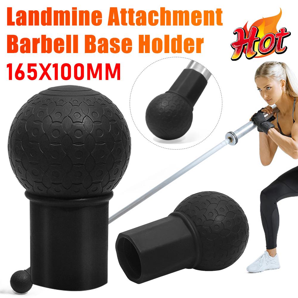 1-5PCS Barbell Base Holder Non Slip Protective Cover Barbell Landmine Attachment Barbell Landmine Base for Presses Split Squat