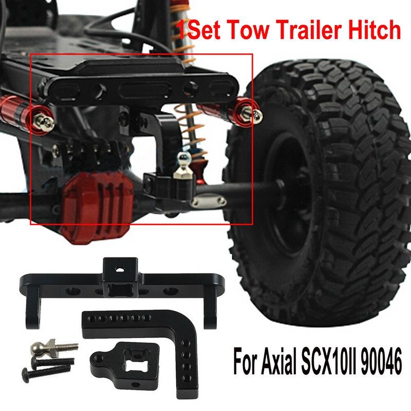 High Quality 1/10 Rc Crawler Adjustable Cnc Tow Trailer Drop Hitch For Axial Scx10 Ii Ax90046