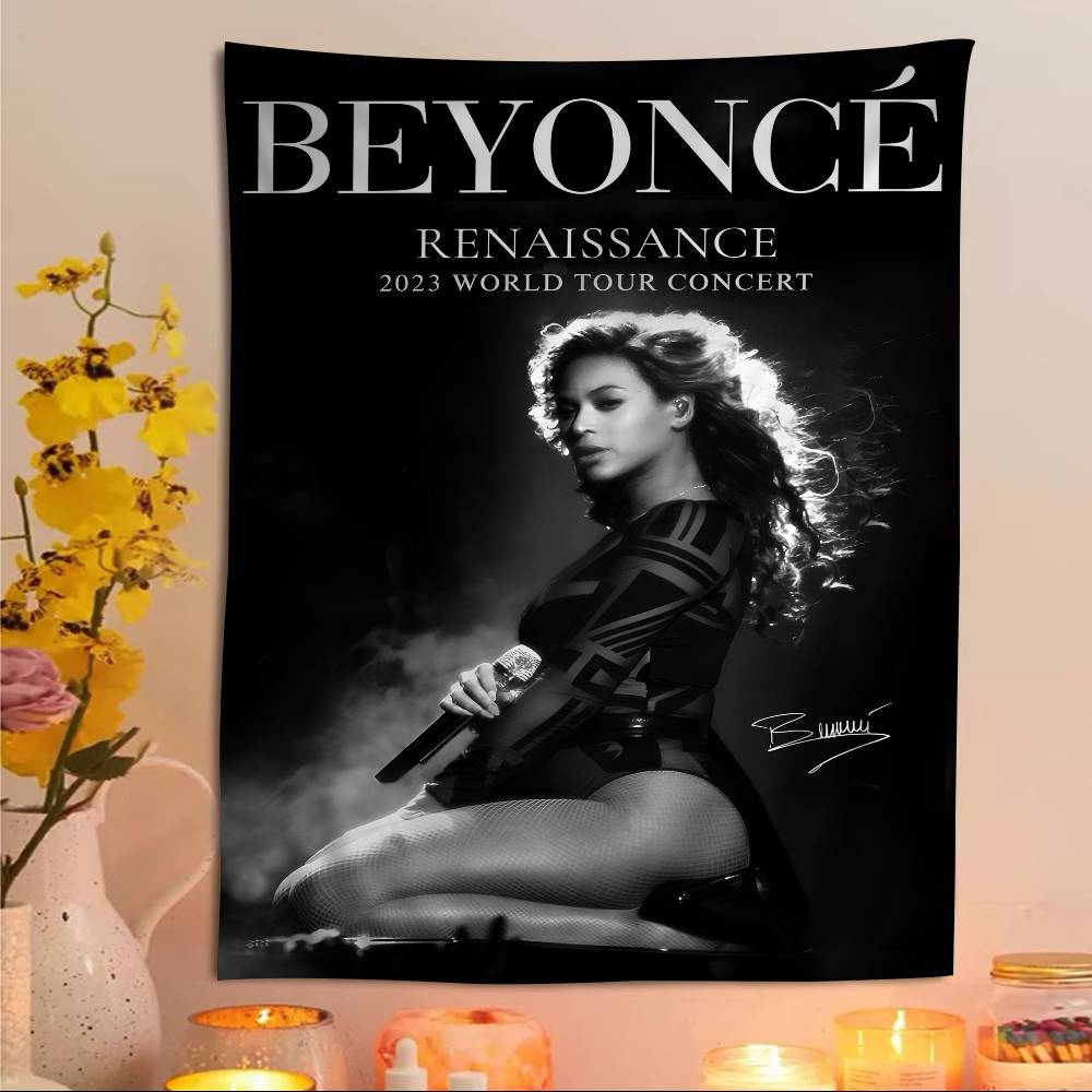 Beyonce Super Singer Anime Tapestry Indian Buddha Wall Decoration Witchcraft Bohemian Hippie Wall Hanging Sheets