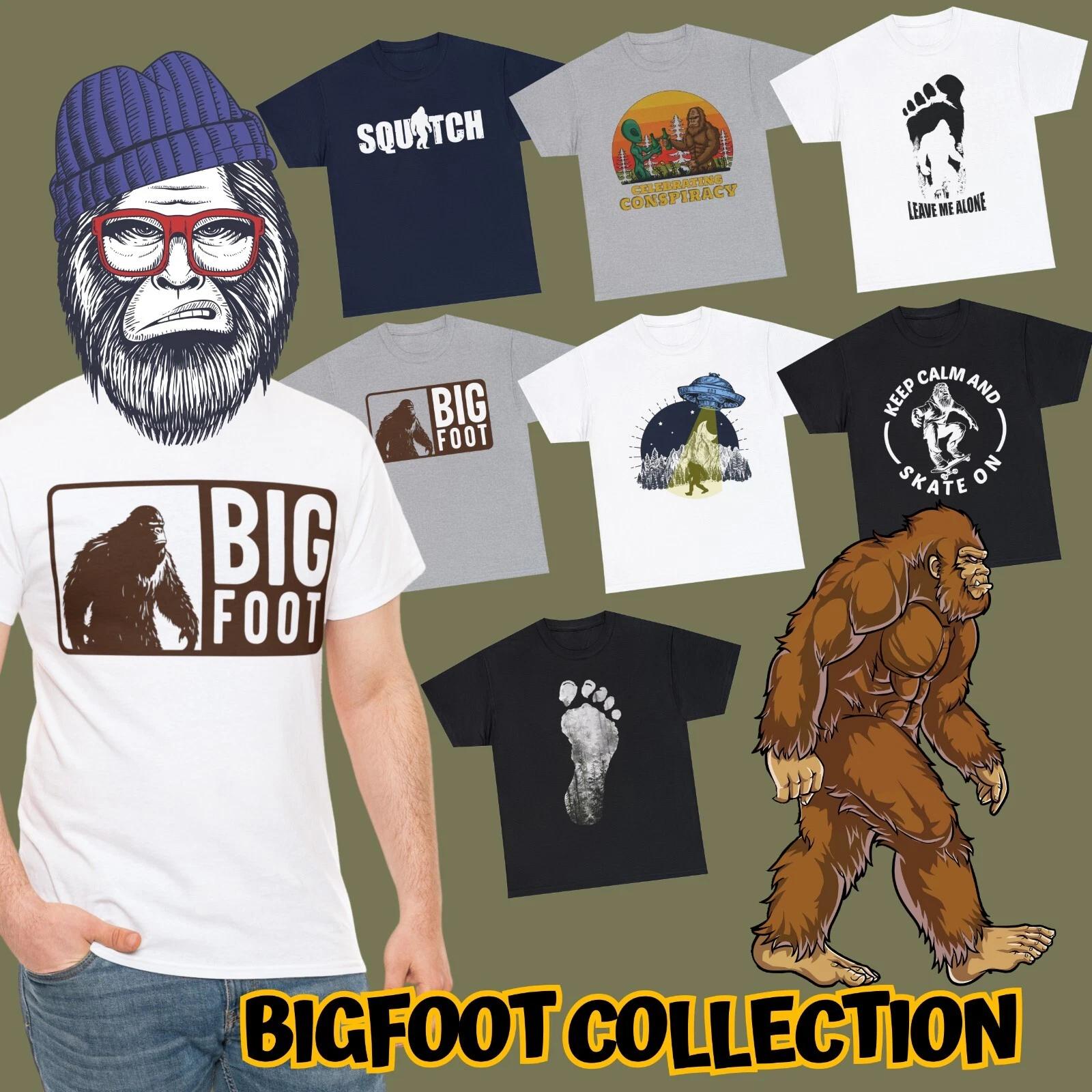 Funny Big Foot Collection T Shirt Vintage Urban Graphic Tee Freestyle Clothing L