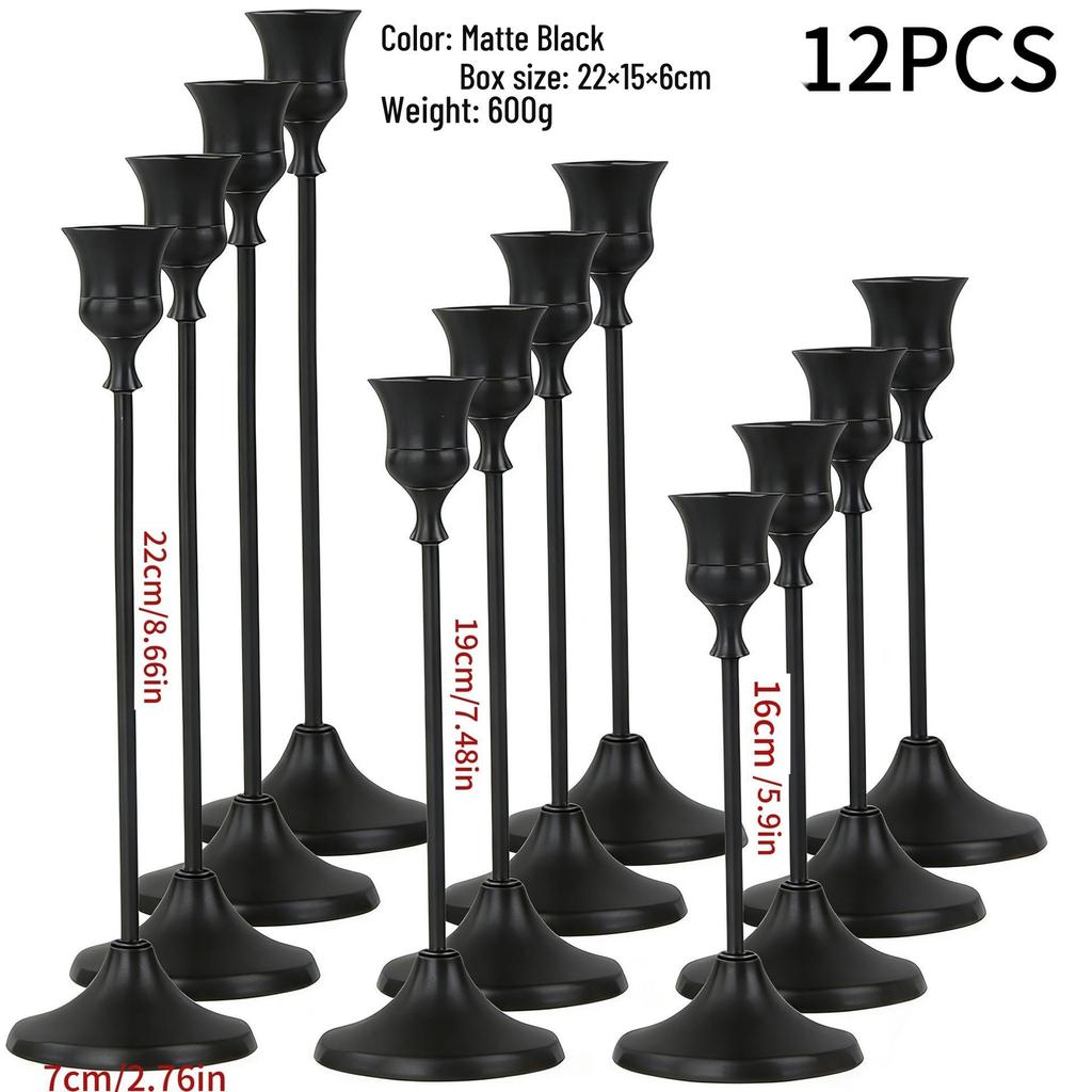 Europäischer minimalistischer Kerzenständer als Ornament für Candlelight-Dinner & Hochzeitsdeko