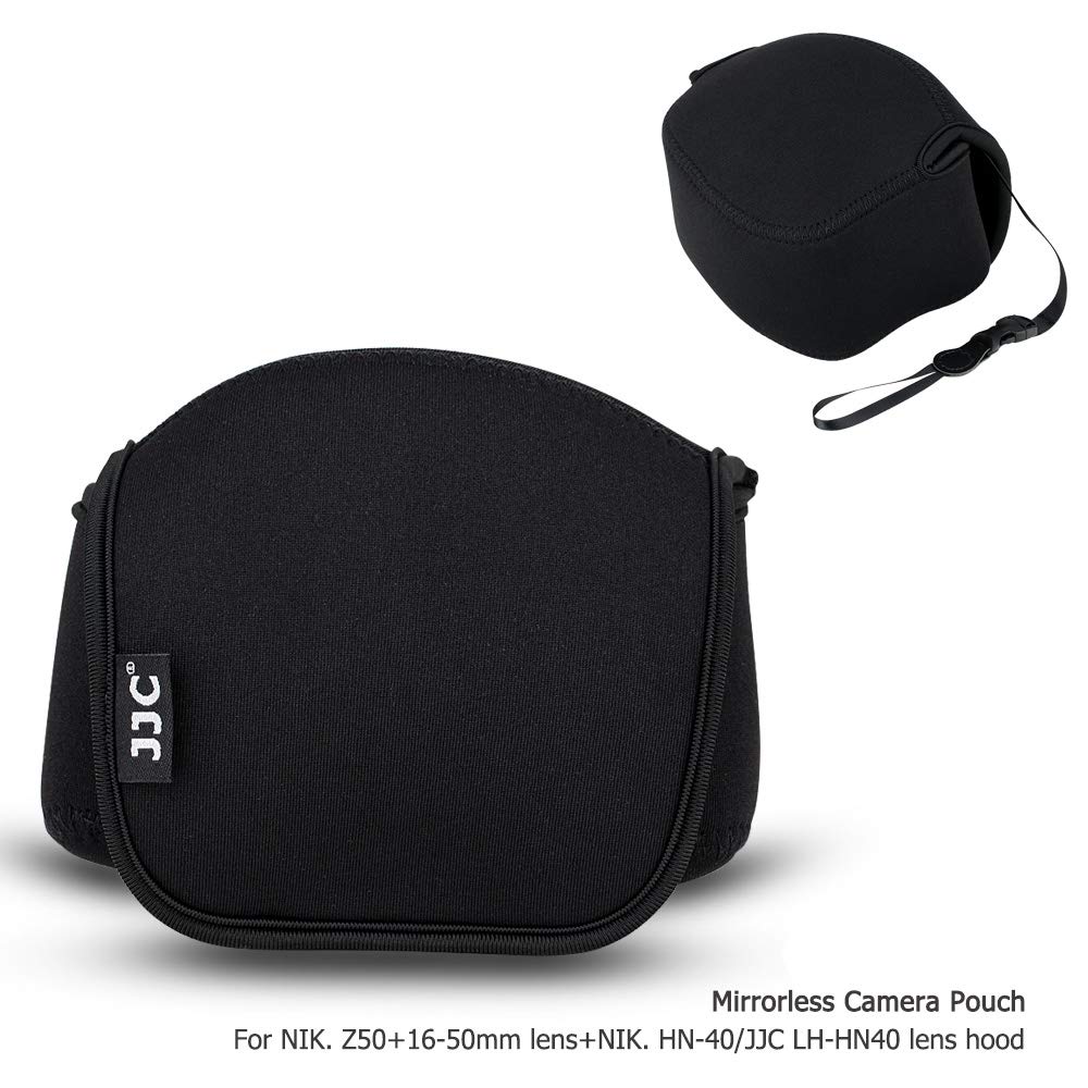 JJC Etui na aparat Nikon Z fc Nikon Z50 Sony PZ OIS EOS RF Pasuje do 50 mm czarny + 16-50 mm / + 16-50 mm / A6700+E 16-50 mm f/3.5-5.6 OSS/Fujifilm