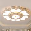 Simple Modern Circular Hall Lamp, Large-sized Flower LED Ceiling Light Fixture