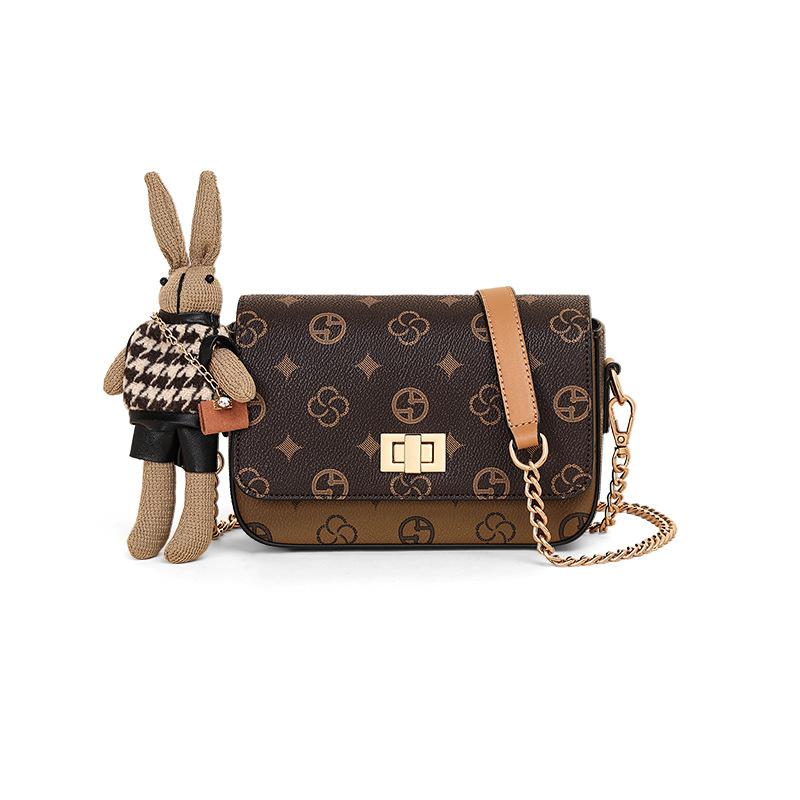 2025 New Autumn Winter Women's Bag Crossbody Small Bag Versatile High-end Envelope Bag Single Shoulder Phone Chain Bag