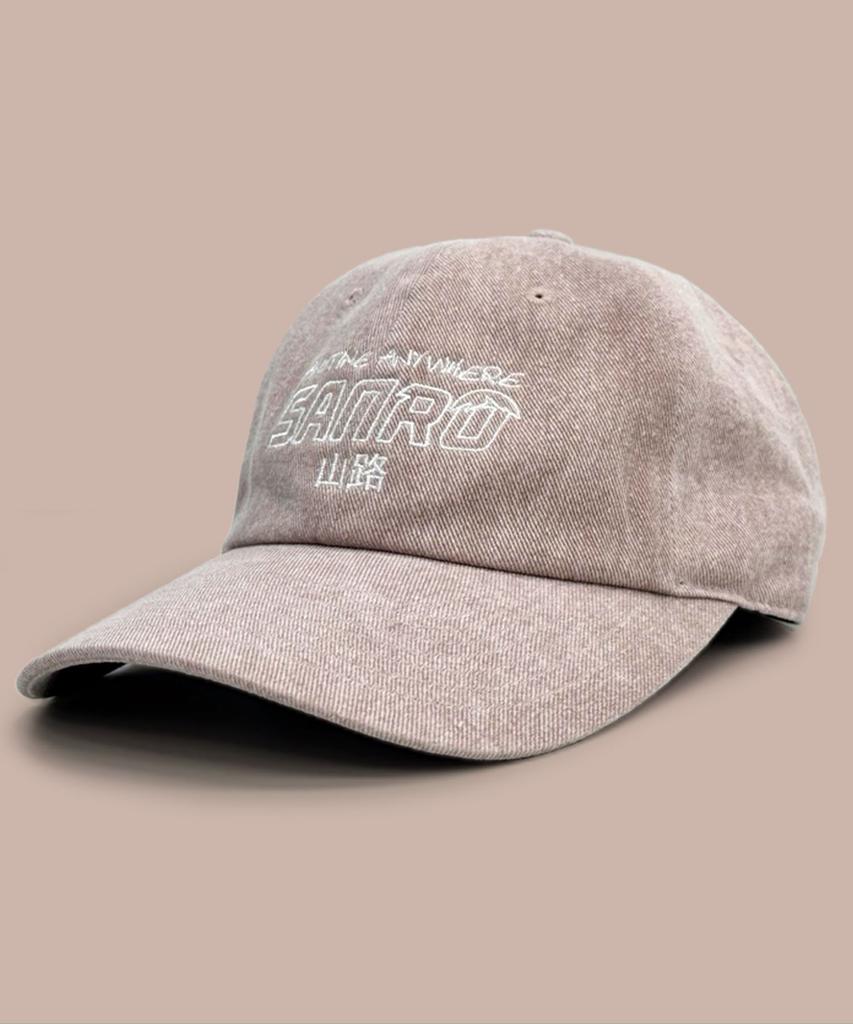 Sanlo Signature Embroidered Ball Cap - Pale Pink