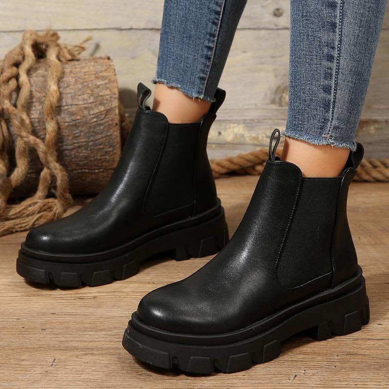 Fashion Fashionable Hot Selling with Temperament Winter New Round Toe Low Heel Women's Boots Breathable Casual Women's Boots