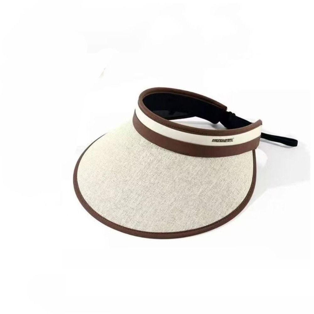 UV-Schutz Stroh Strandhut Breiter Rand Sonnenschutzhut Damen Mode Leerer Oberteilhut Damen