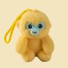 Hot 1pc 12cm Cute Monkey Plush Pendant Keychian Macaque Golden Monkey White-faced Saki Doll Stuffed Animal Toy Kid Birthday Gift