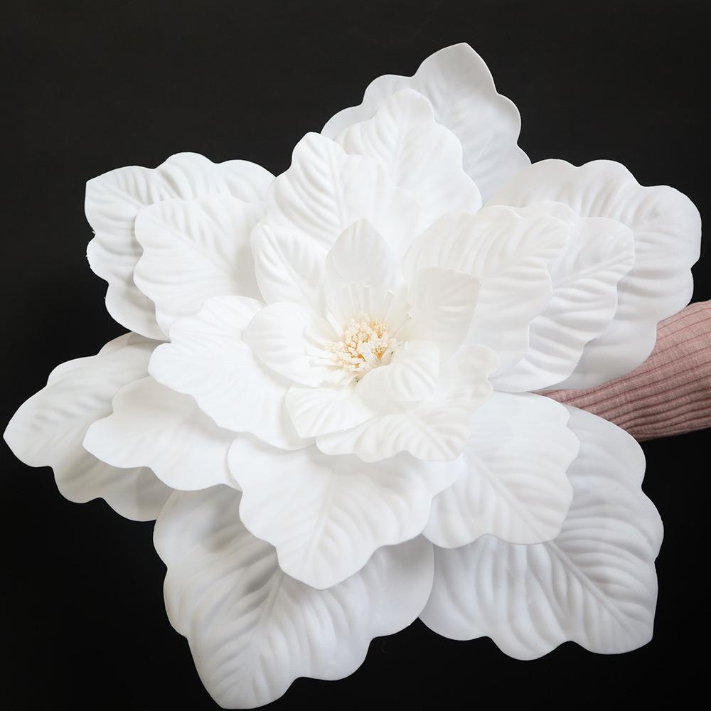 

3D Artificial Flowers PE Flower Head NEW Layout Background Decoration Party Supply белый
