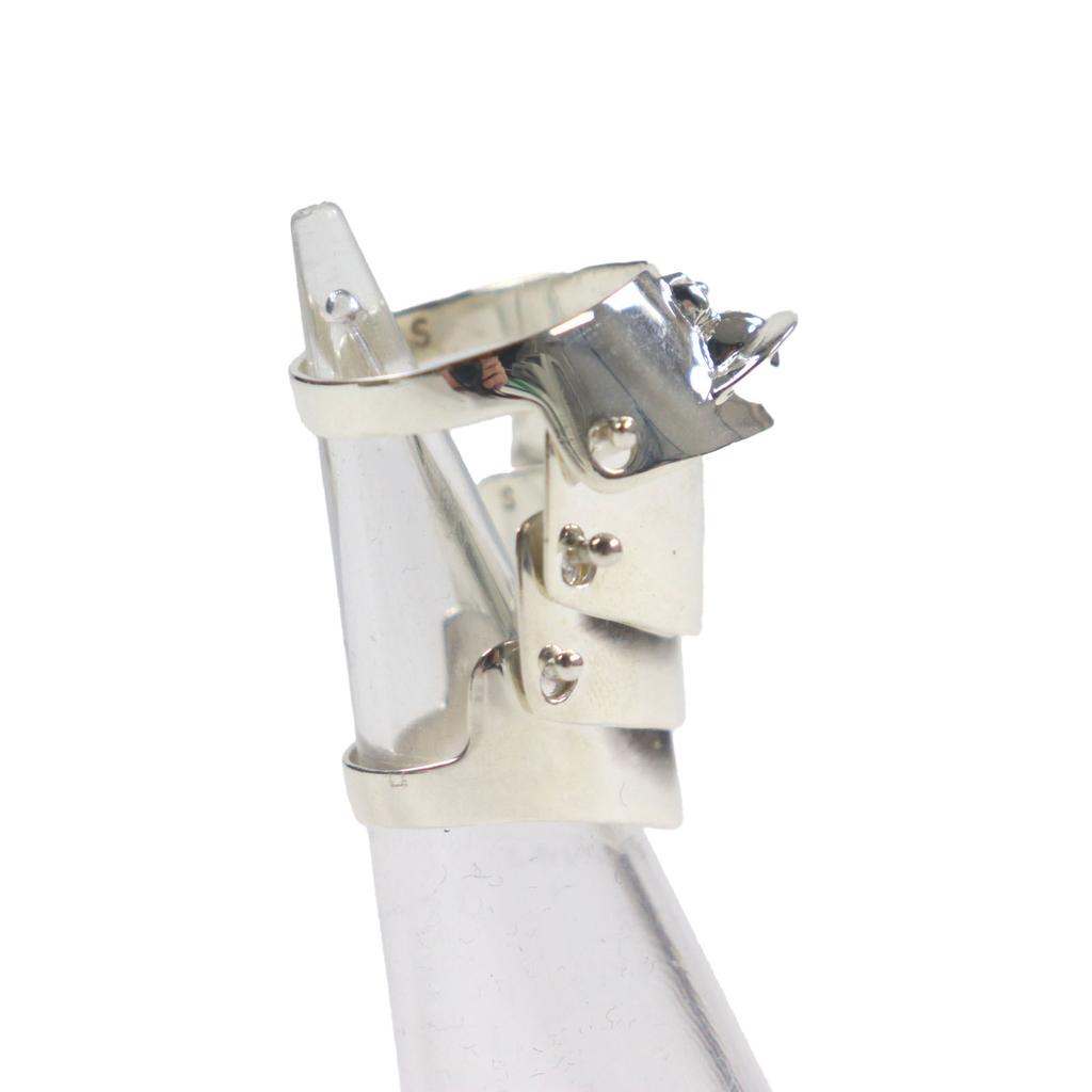 VIVIENNE WESTWOOD Ring Armor Ring Silver 925 Mens S Used