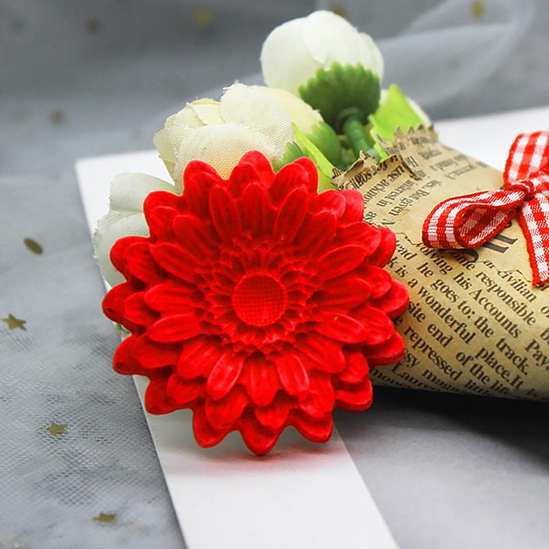 1Pc 3D Chrysanthemums Soap Mold Bakware Tools Flower Silicone Moulds Candle Molds Sunflower Cake Decoration Tools