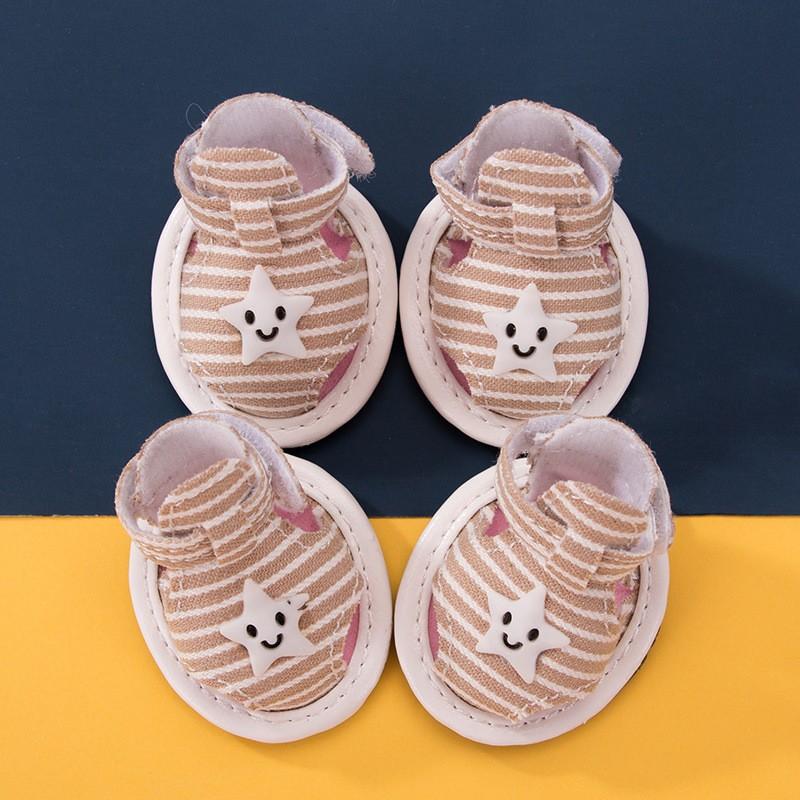 

Summer cute dog summer sandals teddy Pomeranian bear small and medium-sized dog non-slip breathable soft-soled pet shoes No. 5