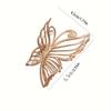 1pc Hollow Butterfly Claw Clip Metal Claw Clips Vintage Shark Clip For Ponytail Holder Elegant Jaw Clip Women Female Hair Clips