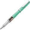 Xezo Speed Master Fine Rollerball Lightweight Brass Body with Chrome Matte Aqua Green and Tahitian Black No Two Pens Are Exactly Pen. Plating, Finish,