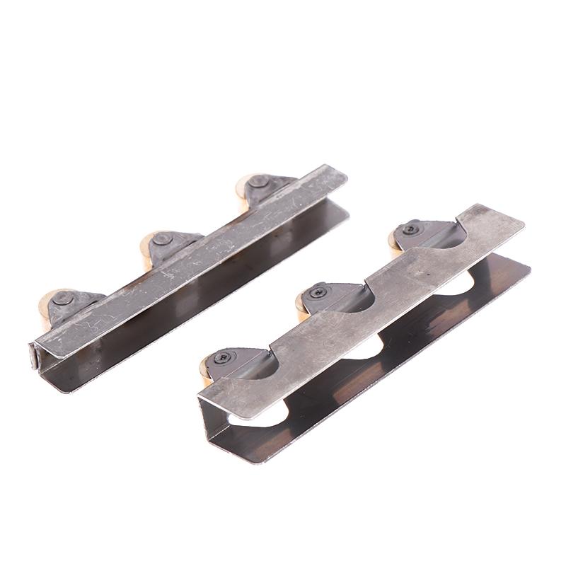 Roulettes à Roue en Acier Inoxydable pour Porte Coulissante 8mm/10mm Roulettes pour Porte en Verre de Salle de Bain Vitrines de Magasin