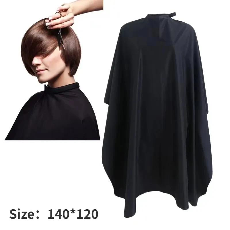 Neuer Haarschneideumhang Pro Salon Friseur Friseurkittel Barber Schwarz Wasserdicht Friseurschürze Haarschnittumhänge