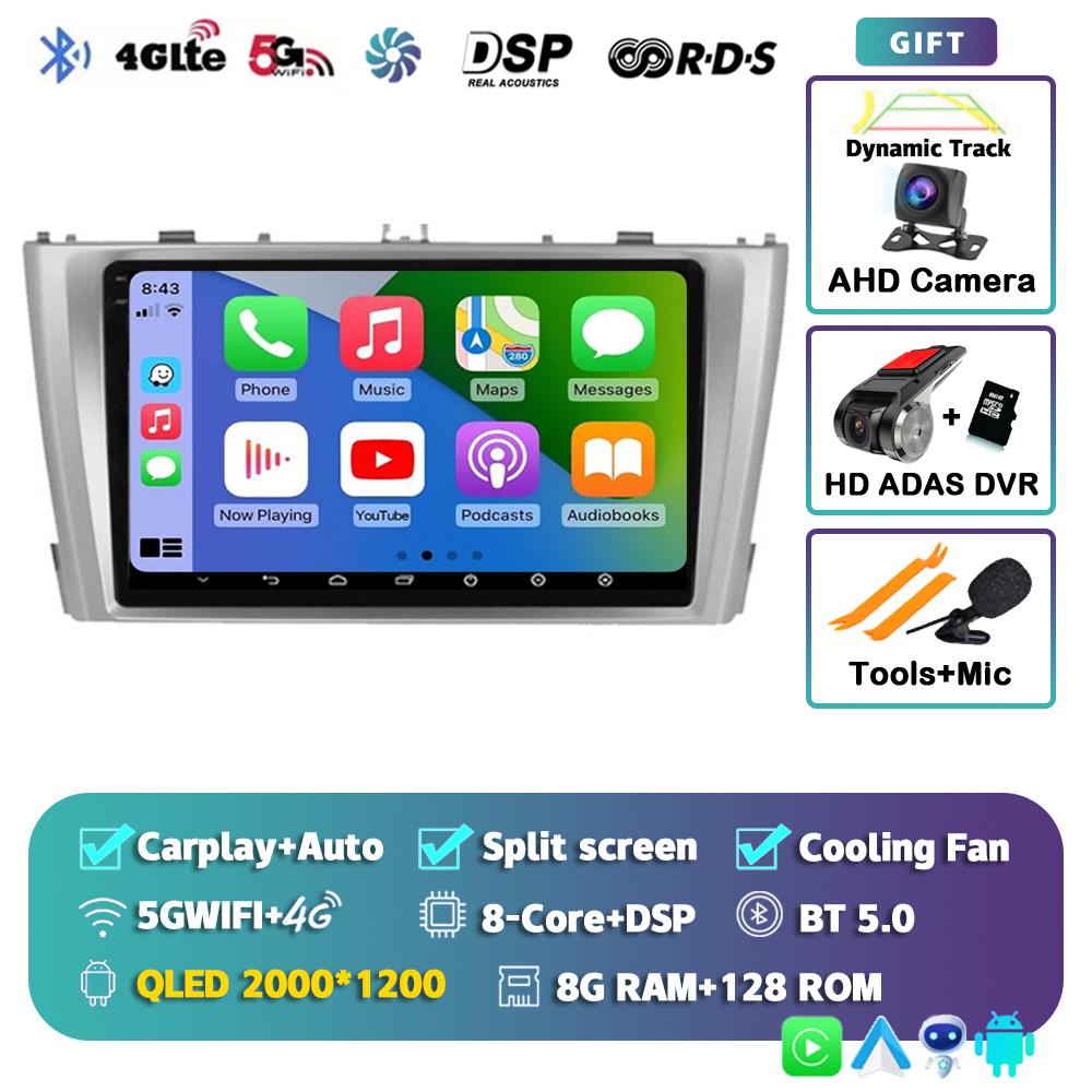 Android 14 Carplay Auto Radio Auto Pentru Toyota Avensis T27 2009 2010 2011 2012-2015 Navigație GPS Player Multimedia DSP Stereo 4G