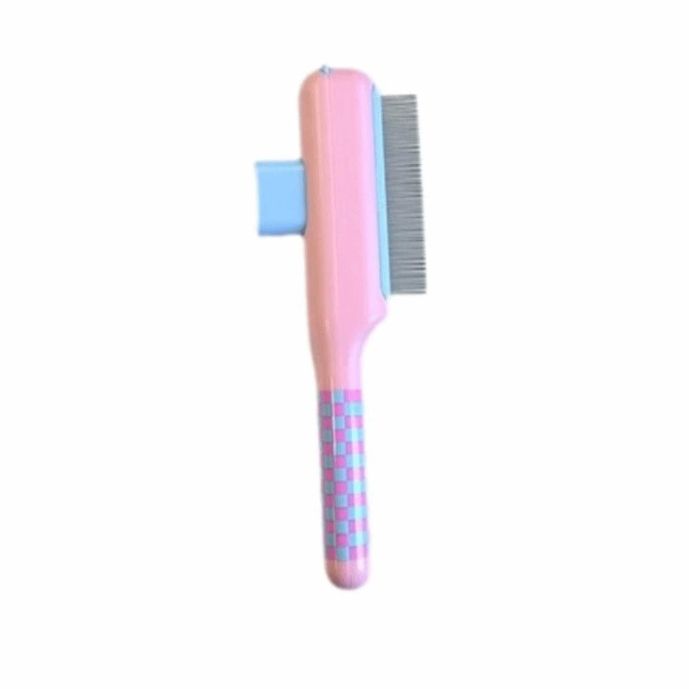 Bear Shape Cat Hair Remover Comb Efficient Cat Grooming Brush Pet Flea Comb  Cat Care розовый