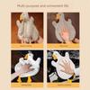 Cartoon Goose Hand Towel Kitchen Bathroom and Toilet Hand Towel Hanging Type with Super Water Absorption Quick Drying It Is Hard