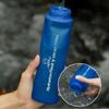 TPU Soft Flask Collapsible Sports Water Bottle Outdoor Foldable Water Bladder Running Cycling